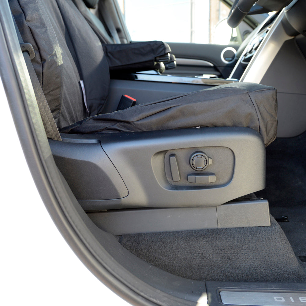 Fits Land Rover Discovery 5 Front Seat Covers Tailored (2017 Onwards) - Black