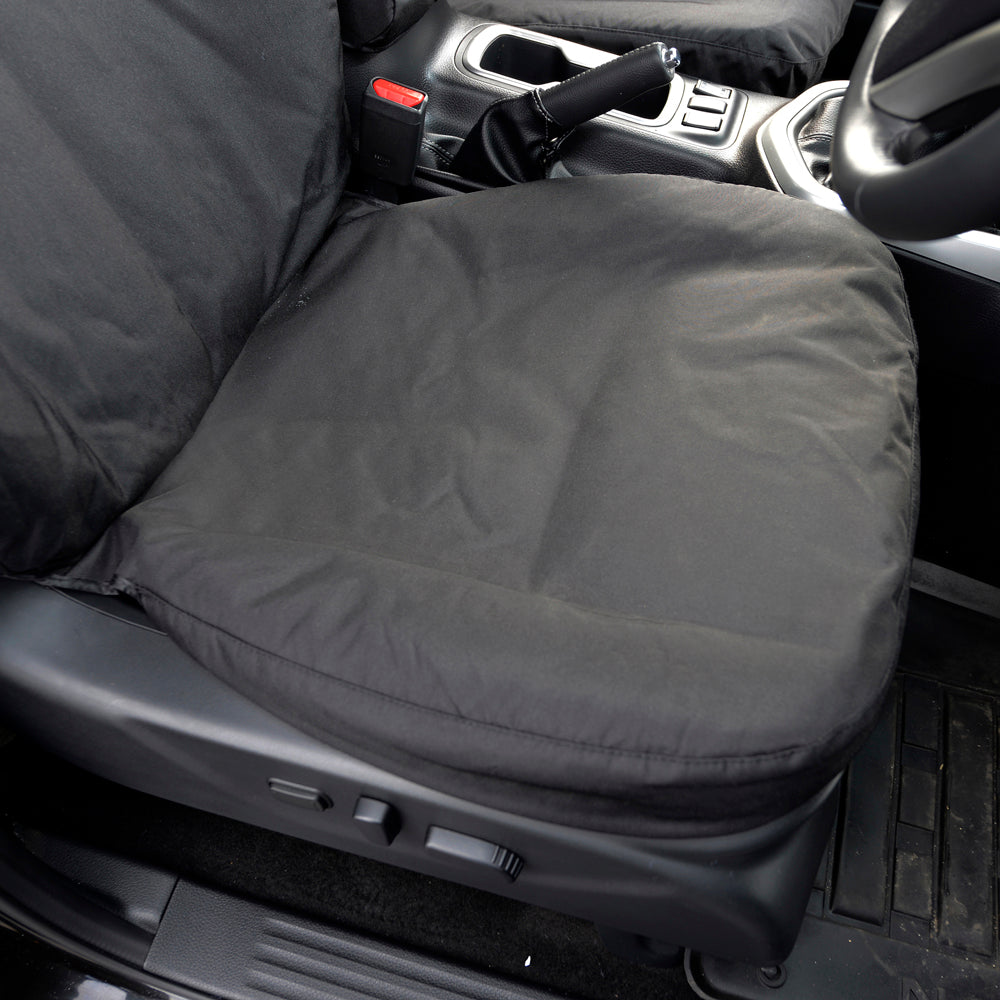 Mercedes Benz X Class (2017 Onwards) Tailored Front & Rear Seat Covers - Black