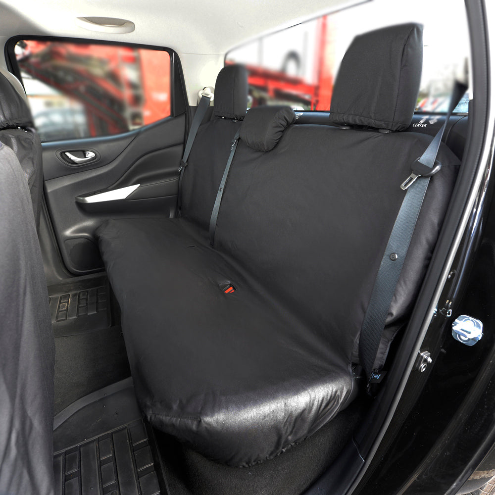 Mercedes Benz X Class (2017 Onwards) Tailored Rear Seat Covers - Black