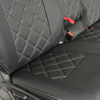 Ford Transit Connect Leatherette Front Seat Covers with 'Transit Connect' Embroidery (2014 Onwards)