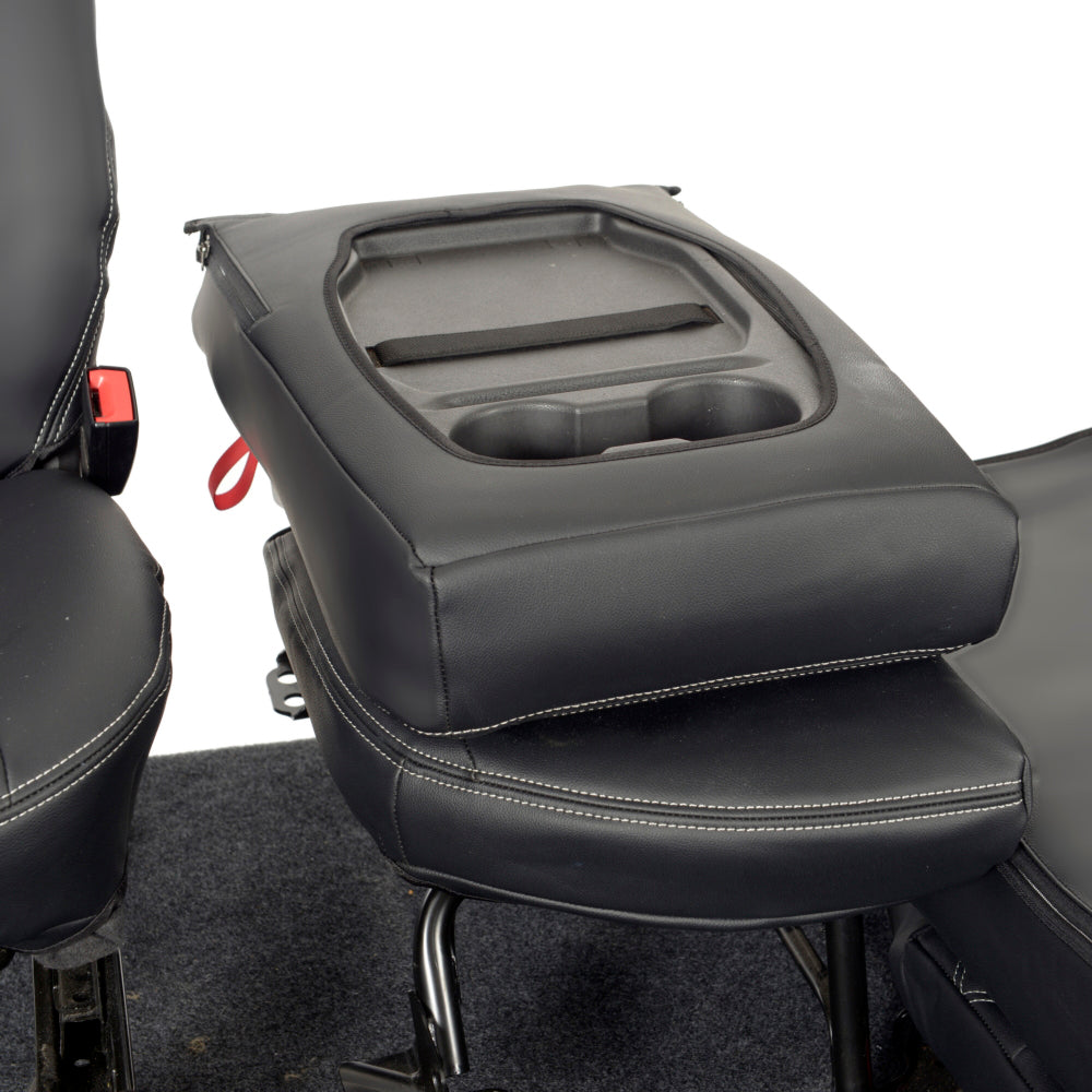 Ford Transit Connect Leatherette Front Seat Covers with 'Transit Connect' Embroidery (2014 Onwards)