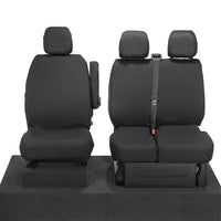 Renault Trafic (2014 Onwards) Tailored Front Seat Covers - Black