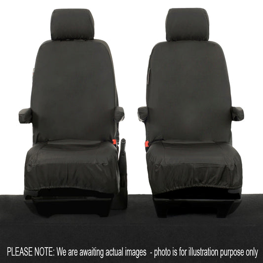 VW iDKamper Buzz Front Seat Covers - (2022 Onwards) Black