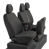 Renault Trafic (2014 Onwards) Tailored Front Seat Covers - Black