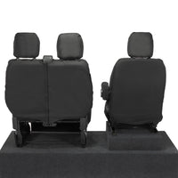 Renault Trafic (2014 Onwards) Tailored Front Seat Covers - Black