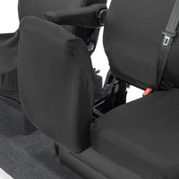 Renault Trafic (2014 Onwards) Tailored Front Seat Covers - Black
