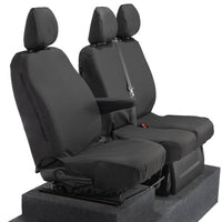 Renault Trafic (2014 Onwards) Tailored Front Seat Covers - Black