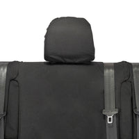 Fiat Talento Crew Cab SX (2016 Onwards) Tailored Rear Seat Covers - Black