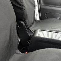 Peugeot Partner (2018 Onwards) Tailored Front Seat Covers - Black