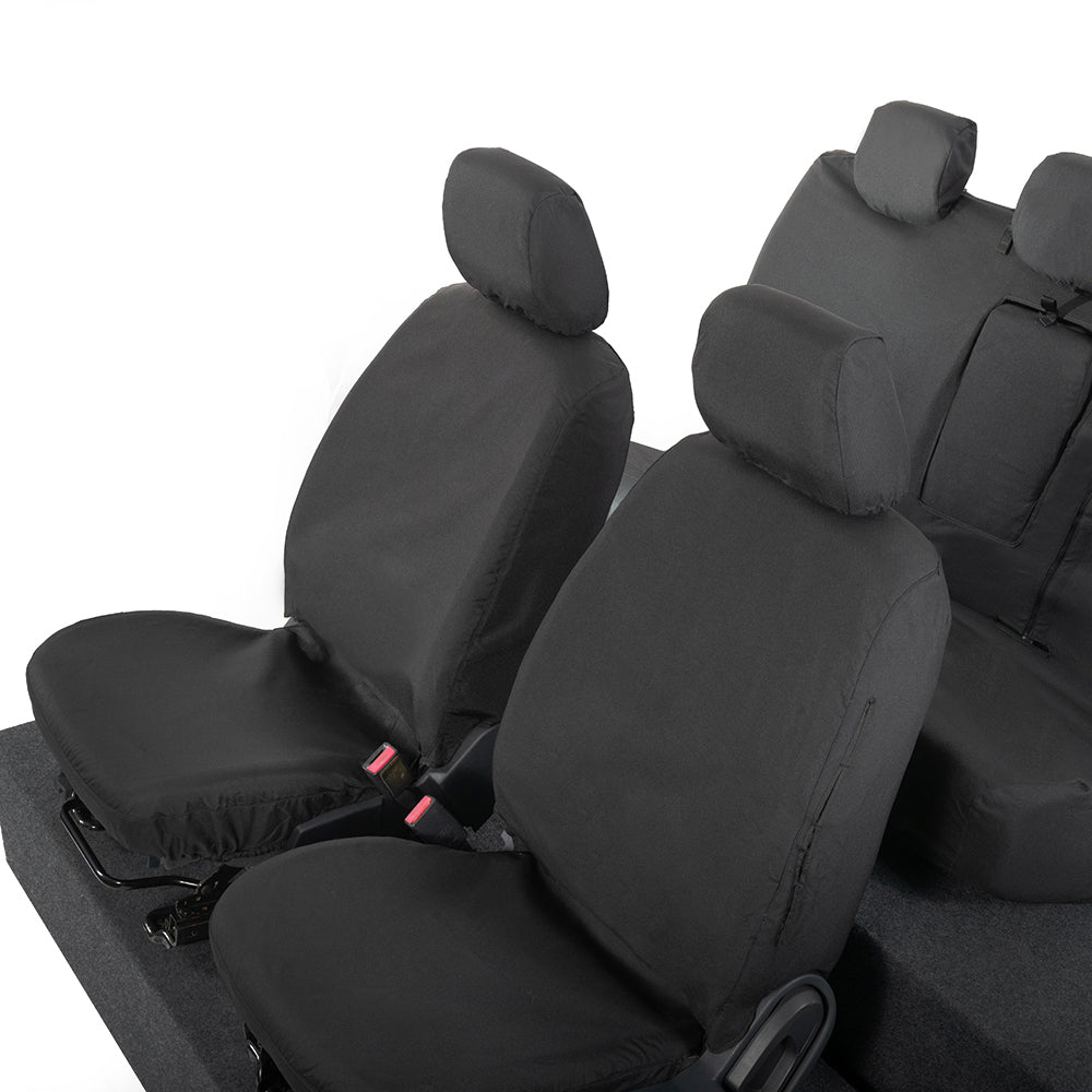 Ford Ranger Front and Rear Seat Covers Tailored (2022 Onwards) - Black