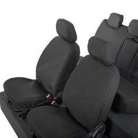 Ford Ranger Front and Rear Seat Covers Tailored (2022 Onwards) - Black