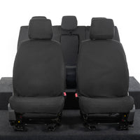 Ford Ranger Front and Rear Seat Covers Tailored (2022 Onwards) - Black