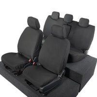 Ford Ranger Front and Rear Seat Covers Tailored (2022 Onwards) - Black