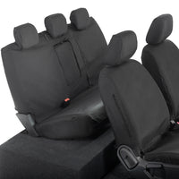 Ford Ranger Front and Rear Seat Covers Tailored (2022 Onwards) - Black