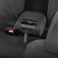 Ford Ranger Front and Rear Seat Covers Tailored (2022 Onwards) - Black