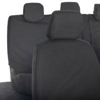 Ford Ranger Front and Rear Seat Covers Tailored (2022 Onwards) - Black