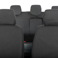 Ford Ranger Front and Rear Seat Covers Tailored (2022 Onwards) - Black