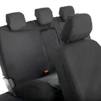 Ford Ranger Front and Rear Seat Covers Tailored (2022 Onwards) - Black