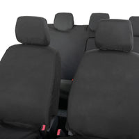 Ford Ranger Front and Rear Seat Covers Tailored (2022 Onwards) - Black