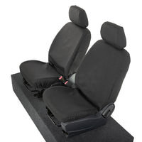 Ford Ranger Front Seat Covers Tailored (2022 Onwards) - Black