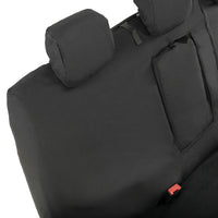Ford Ranger Rear Seat Covers Tailored (2022 Onwards) - Black