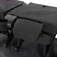 VW T6 Transporter (2015 Onwards) Tailored 2nd Row Seat Covers (3 x Singles) - Black