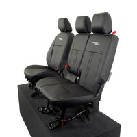 Ford Transit Connect Leatherette Front Seat Covers with 'Transit Connect' Embroidery (2014 Onwards)