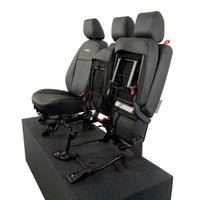 Ford Transit Connect Leatherette Front Seat Covers with 'Transit Connect' Embroidery (2014 Onwards)