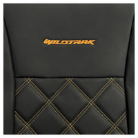 Ford Ranger Wildtrak Leatherette Front Seat Covers with 'Wildtrak' Embroidery (2016-2023)