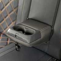 Ford Ranger Wildtrak Leatherette Rear Seat Covers with 'Wildtrak' Embroidery (2016-2023)