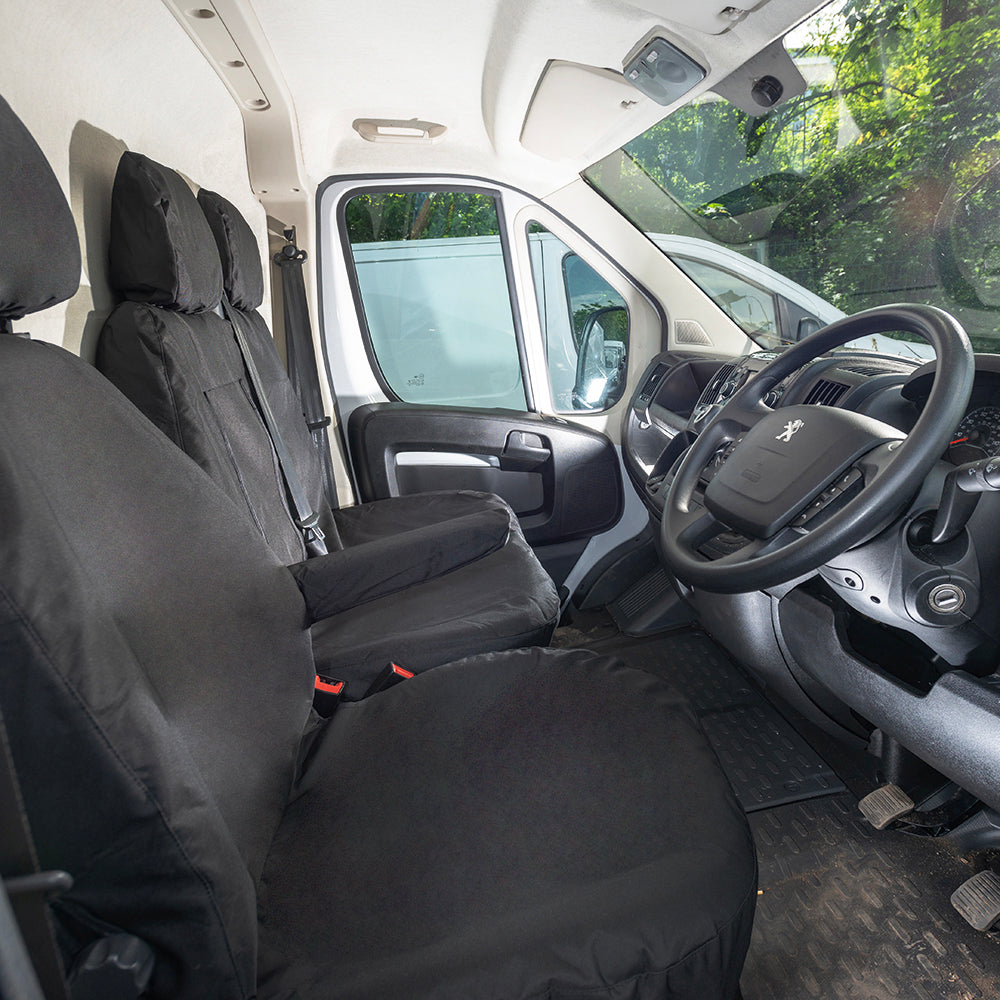 Toyota Proace Max Tailored Front Seat Covers (2024 Onwards) Black