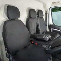 Toyota Proace Max Tailored Front Seat Covers (2024 Onwards) Black