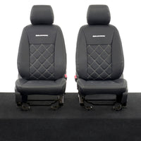Ford Ranger Wildtrak Leatherette Front Seat Covers with 'Wildtrak' Embroidery (2016-2023)