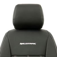Ford Ranger Wildtrak Leatherette Front Seat Covers with 'Wildtrak' Embroidery (2016-2023)
