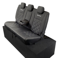 Ford Ranger Wildtrak Leatherette Rear Seat Covers with 'Wildtrak' Embroidery (2016-2023)