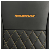 Ford Ranger Wildtrak Leatherette Front & Rear Seat Covers with 'Wildtrak' Embroidery (2016-2023)