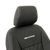 Ford Ranger Wildtrak Leatherette Front Seat Covers with 'Wildtrak' Embroidery (2016-2023)