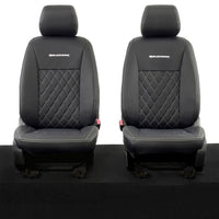 Ford Ranger Wildtrak Leatherette Front Seat Covers with 'Wildtrak' Embroidery (2016-2023)