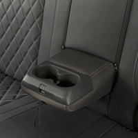 Ford Ranger Wildtrak Leatherette Rear Seat Covers with 'Wildtrak' Embroidery (2016-2023)