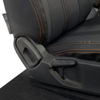 Ford Ranger Wildtrak Leatherette Front Seat Covers with 'Wildtrak' Embroidery (2016-2023)