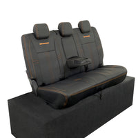 Ford Ranger Wildtrak Leatherette Rear Seat Covers with 'Wildtrak' Embroidery (2016-2023)