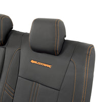Ford Ranger Wildtrak Leatherette Rear Seat Covers with 'Wildtrak' Embroidery (2016-2023)