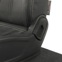 Ford Ranger Wildtrak Leatherette Front Seat Covers with 'Wildtrak' Embroidery (2016-2023)