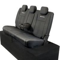 Ford Ranger Wildtrak Leatherette Rear Seat Covers with 'Wildtrak' Embroidery (2016-2023)