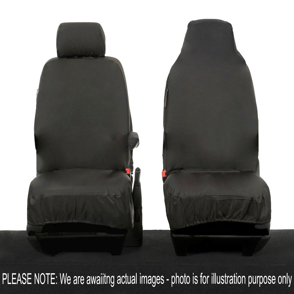Peugeot Partner Front Seat Covers - (2018 Onwards) Black