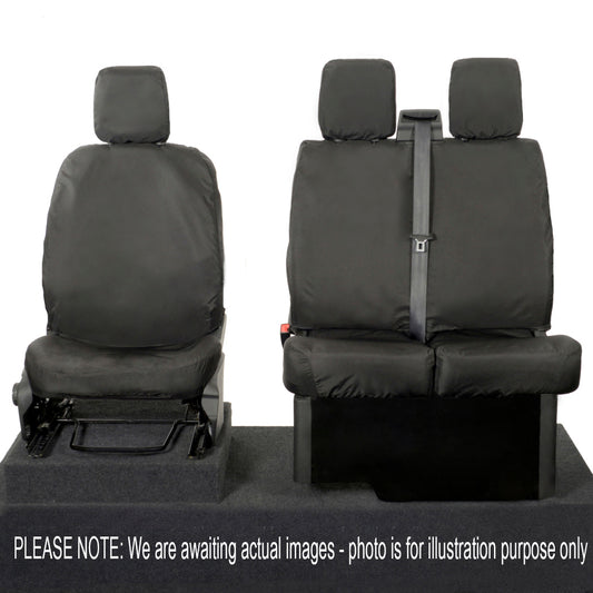 VW iDKamper Buzz Front Seat Covers - (2022 Onwards) Black