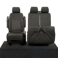 VW T6 Transporter Tailored Front Seat Covers (Armrests) 2015+