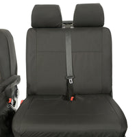 VW T6 Transporter Tailored Front Seat Covers (Armrests) 2015+