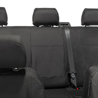 VW T5 Transporter Tailored Front & Rear Seat Covers (5 Seater, Bench, Armrests) 2003-2015
