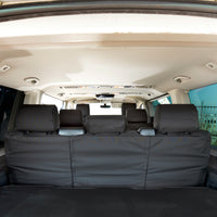 VW T5 Caravelle (2003-2015) Full Set Tailored Seat Covers (7 Seater WITH Front Armrests) - Black
